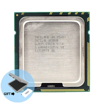 Intel Xeon X5687 процесор 3.6GHz 12MB четириядрен 6.4GT/s LGA 1366 SLBVY процесор
