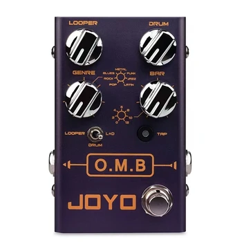 JOYO R-06 OMB Looper & Drum машина ефекти педал Looper цикъл запис автоматично подравняване брояч функция китара тон аксесоари