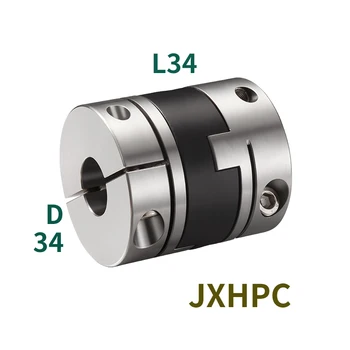  JXHPCнеръждаема стомана D34L34cross плъзгач съединител Висока точност мотор прът алуминиев бронз подложка корекция ексцентричен съединител