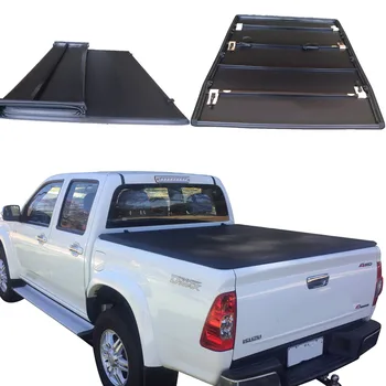 KSCAUTO Soft Tri-Fold камион пикап легло Tonneau покритие за Triton 2015-2023
