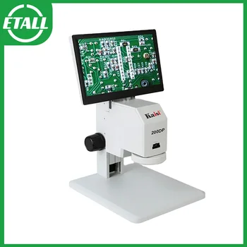 Kaisi 200DP HD видео микроскоп 12-78X с HMDI VGA изход цифров микроскоп / LCD екран