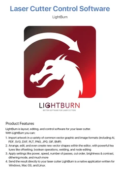 LightBurn код за активиране на софтуер за управление на машина за лазерно гравиране