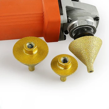 M10 нишка диамант фаска контрамивка бита конус издълбаване полиране шлифовъчно колело за 100 тип ъглошлайф аксесоари