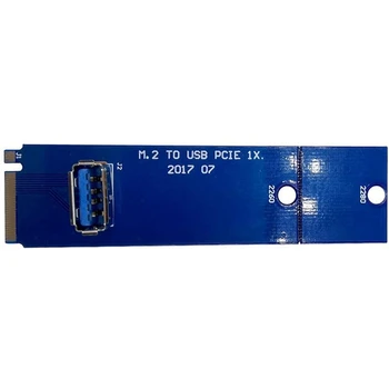 NGFF M.2 към USB 3.0 женски адаптер за графична карта конвертор за добив Pcie X16 щранг карта