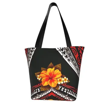NOISYDESIGNS кърпа рамо чанта хавайски хибискус Plumeria печат чанта жени голям капацитет плаж пазарска чанта купувач Totes