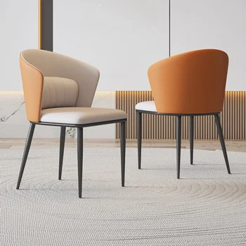 Nordic минималистични столове за хранене Модерни домакински творчески луксозни столове за хранене грим Sillas De Comedor Мебели за дома WZ50DC