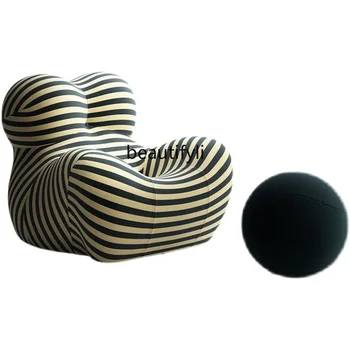 Nordic персонализиран арт модел стая балон облегалка подлакътник диван облегалка с регулируема облегалка модерен творчески топка стол столове хол