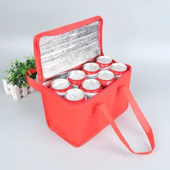 Outdoor многократна употреба Portable нетъкан барбекю Zip Pack обяд термичен охладител чанта топлоизолирани охладителни чанти