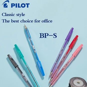 PILOT кълвач химикалка BP-S-F класически цвят 0.7mm прозрачен прът студент писане гладка офис аксесоари канцеларски материали