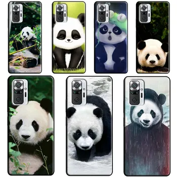 Panda сладък калъф за животни Kawaii за Xiaomi Redmi Note 12 Pro 11 8 9 10 Pro 9S 10S 11S 12S Redmi 12C 10C 9C 10A капак