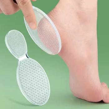 Professional Nano Glass Foot File Portable Glass Pedicure Tool Transparent Glass Foot Rubbing Board Pedicure Grinding Stone