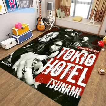 Rock Bandd Токио Хотел Килим Хол Проучване Разтегателен диван Мат килими за спалня врата мат площ килим декорация кухня мат