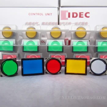 [SA]Япония и пружинният IDEC момент осветен бутон 16mm / кръгъл самозаключващ се AL6M / HA 1a1b DC24V--10pcs/lot