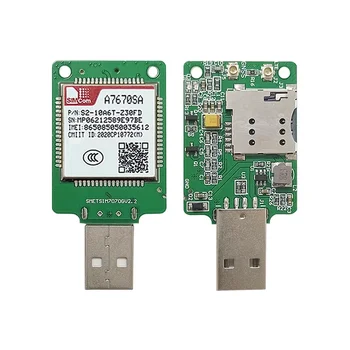 SIMCOM A7670SA USB Dongle Breakout Development Core Board LTE модул USB2.0 за Южна Америка