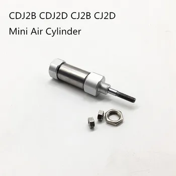 SMC тип мини пневматичен въздушен цилиндър CDJ2B16-5-B CDJ2B16-10-B CDJ2B16-15-B CDJ2B16-20-B