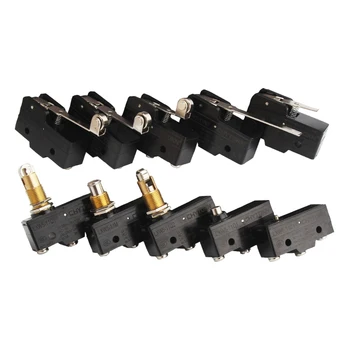 Silver Contact Micro Switch Travel Limit Switch LXW5-11G1 G2 Q1 M D N1 Самонулиране 1NO 1NC
