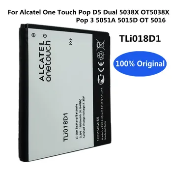 TLi018D1 Оригинална батерия за Alcatel One Touch Pop D5 Dual 5038X OT5038X Pop 3 5051A 5015D OT 5016 Смарт мобилен телефон Batteria