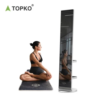 TOPKO Упражнение Огледало Начало Йога Обучение Фитнес Интелигентно огледало за фитнес Упражнение Android Magic Digital Smart Fitness Mirror