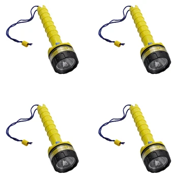 Top!-4X Водолазно фенерче Подводен водоустойчив LED водолаз светлина подводен риболов LED лампа за гмуркане
