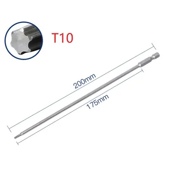 Torx легирана стомана отвертка малко T10 T15 T20 T25 T27 T30 индустрия магнитен Torx супер твърд издръжлив високо качество