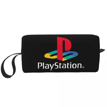 Travel Playstations Тоалетна чанта Portable Game Gamer подаръци Козметичен грим организатор Жени красота съхранение Dopp комплект случай
