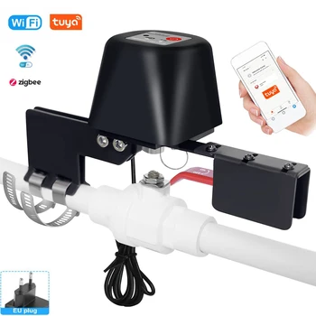 Tuya WiFi за Zigbee Автоматичен газов бойлер Въздушен клапан използва ангренажен клапан Газов бойлер Valve контролер Smart Home
