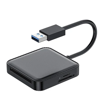 USB 3.0 SD четец на карти 4 в 1 множество MS.CF.TF.SD адаптер за четец на карти за компютър лаптоп PC за Android Windows OS издръжлив