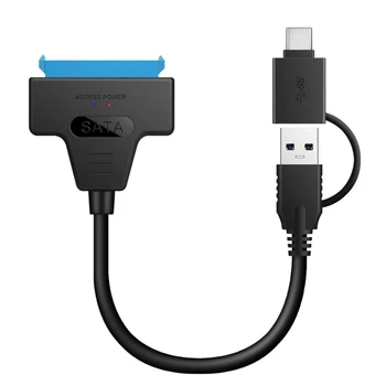 USB кабел към USB адаптер поддръжка 2.5 инчов външен твърд диск SSD твърд
