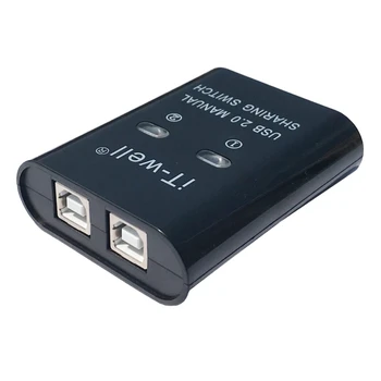USB устройство за споделяне на принтери 2 в1 Ръководство за споделяне на принтер KVM конвертор