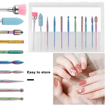 Universal Nail Drill Nail Drill Bits Sets Electric File Kit for Dead Skin Removal Nail Art Tool with Gel Polish Remover У дома