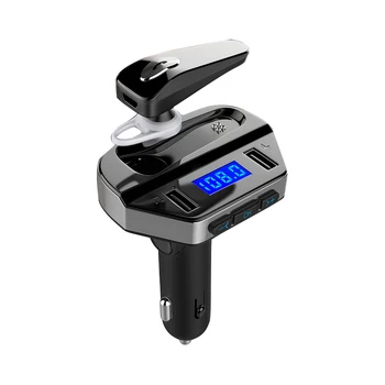 V6 Mp3 Music U диск многофункционален автомобил Play USB бързо зареждане BT приемник зарядно устройство