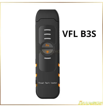 VFL B3S 10-30MW оптичен тестер писалка FTTH червен лазер оптична червена светлина писалка визуален локатор на грешки USB зареждане LED осветление