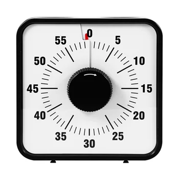 Vision таймер 60 минути Заден крак стойка обратно броене часовник кухня печене таймер за класни стаи или срещи
