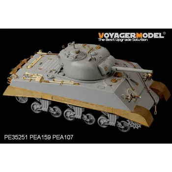 Voyager Модел PEA159 1/35 мащаб Втората световна война USMC M4A2 Mid Tank Късна версия странични прагове (за DRAGON Kit)