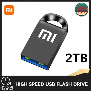 XIAOMI Pen Drive Mini USB3.0 Flash Drive Type-C 2TB Високоскоростен метал 1TB Thumb Usb PenDrive U диск за съхранение на данни в паметта
