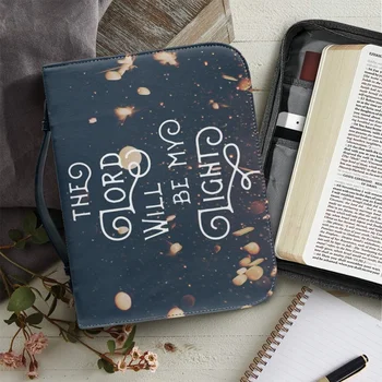 Yikeluo Нов моден дизайн Библия Cover Case Жени Библейски чанти за съхранение Практична библия калъф за носене Християнска молитва Подарък