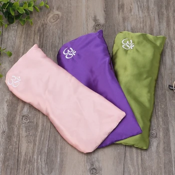 Yoga Eye Pillow Silk Cassia Seed Lavender Relaxation Mask