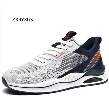 ZXRYXGS премия окото заклинание цвят мъжки обувки тенденция sneakesr 2023 Дишащ комфорт модни обувки ежедневни маратонки плоски обувки