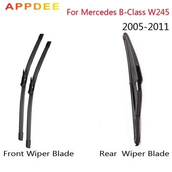 appdee Чистачки на предното стъкло за Mercedes Benz B Class W245 2005-2011 Силиконови гумени чистачки на предното стъкло Авто аксесоари за кола