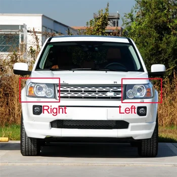 Авто светлинни капачки за Land Rover Freelander 2 2007-2012 кола фаровете капак абажур лампа стъкло обектив случай право