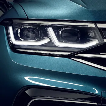 Автомобил фарове защитен оттенък филм дим черен прозрачен TPU светлина стикер за Volkswagen VW Tiguan R Line Facelift 2020 2021