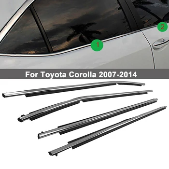 Автомобилни странични стъкла Уплътнителни прозорци от страната на пътника Гумени уплътнителни ленти Уплътнителна облицовка за Toyota Corolla 2007-2014