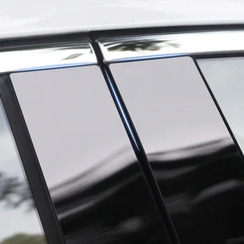 Автомобилни стълбове стълбове Облицовка на врати Стикери Гланцово пиано черно за Chevrolet Cruze D2LC / D2LC-K екстериорни части