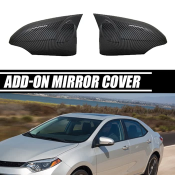 Автомобилно странично крило за задно виждане Капак на огледалото за обратно виждане Калъф за подмяначаст Trim Fit за Toyota Corolla 2014-2018