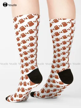 Американски футбол чорапи мъжки чорапи персонализирани потребителски унисекс възрастни тийнейджър младежки чорапи удобни най-добрите момичета спортни карикатура подарък