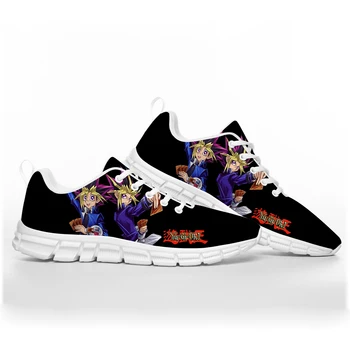 Аниме Yu-Gi-Oh Yami Mutou Duel Monster Card Спортни обувки Мъжки Дамски Тийнейджър Деца Детски маратонки Ежедневни обувки по поръчка