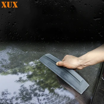 Без надраскване Гъвкави меки силиконови удобни инструменти за облепяне на автомобили Вода прозорец чистачки сушилня острие чисти стържене филм скрепер