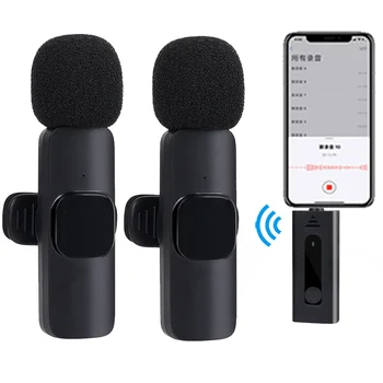 Безжичен Bluetooth Lavalier микрофон мини микрофон за мобилен телефон PC субуфер кола универсален безжичен 3.5mm запис микрофон