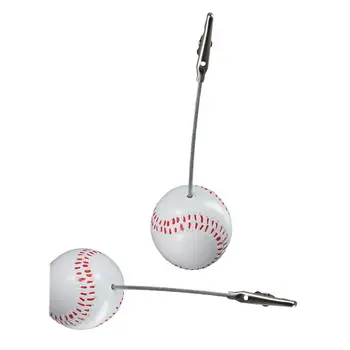 Бейзбол Memo Clip Holders Перфектен топка база бюро стойка офис аксесоар смола кламер У дома