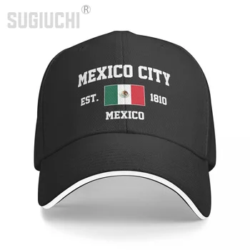 Бейзболна шапка Мексико EST.1810 City Capital Мъже Жени Унисекс хип-хоп сандвич капачки Snapback голф шапка риболов